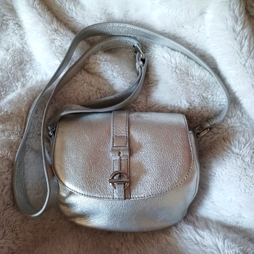 🎉Host Pic🎉Talbots Silver Crossbody Bag